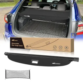 2018-2024 Subaru Crosstrek Impreza Retractable Trunk Cargo Cover With Trunk Storage Net