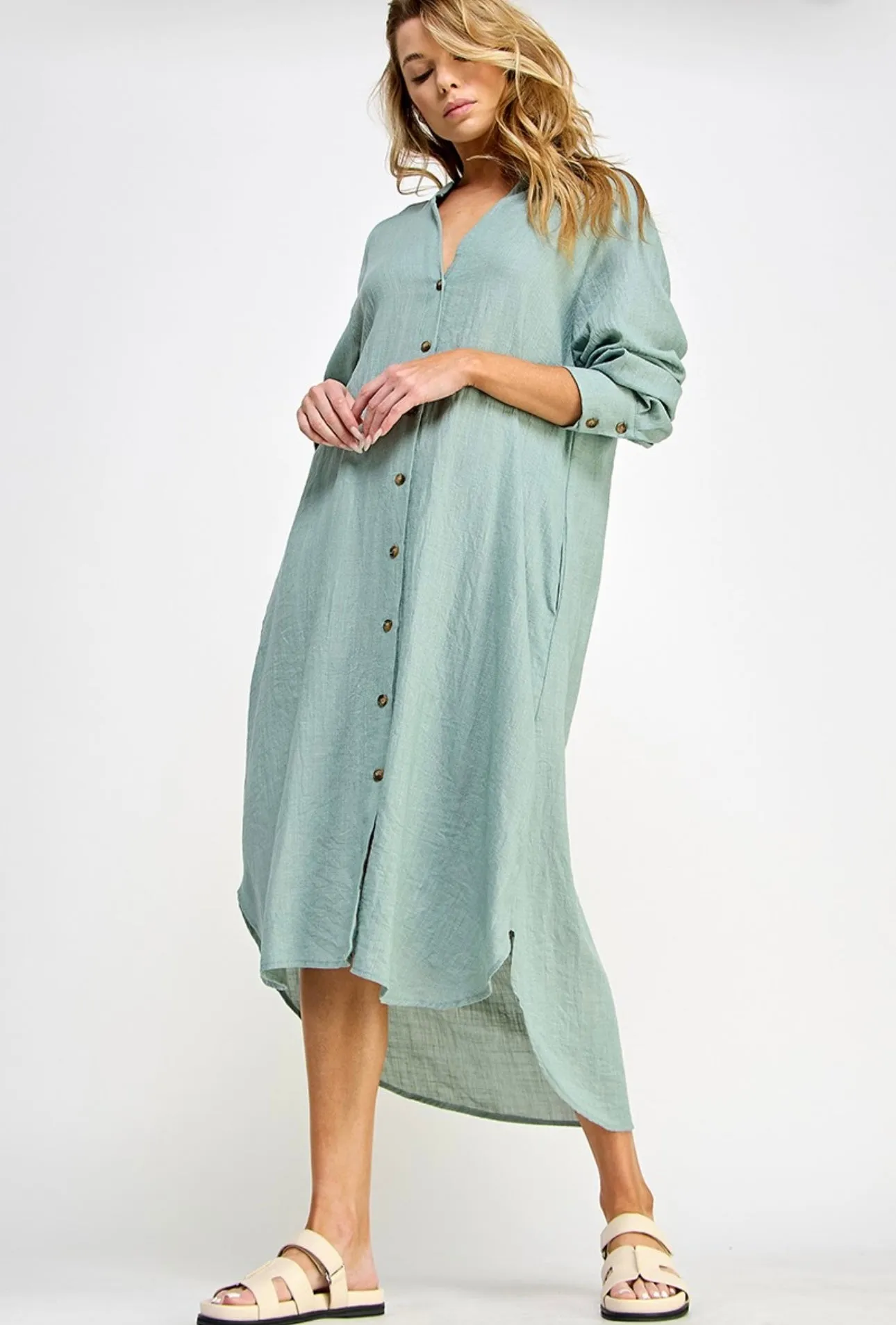 Azalea Mid Shirt Dress