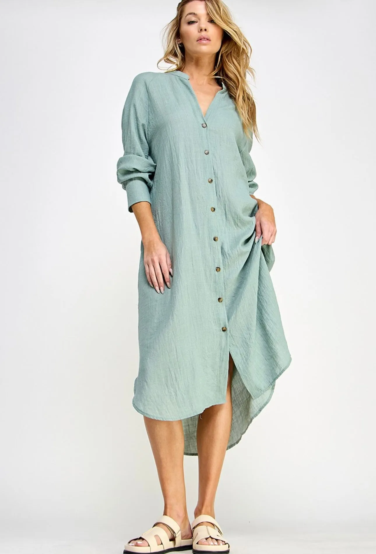 Azalea Mid Shirt Dress