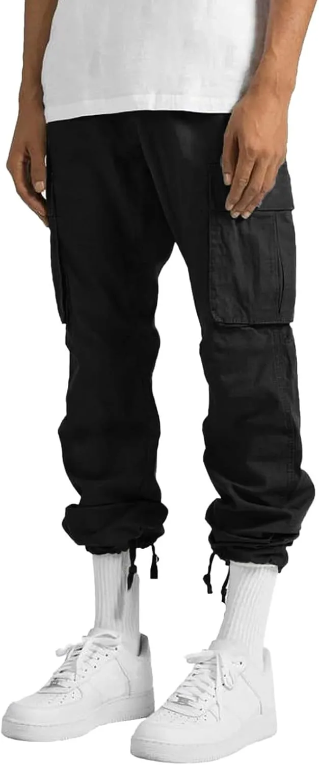 Cargo Pants for Men Lightweight Casual Sweatpants with Multi Pockets Durable Work Pant Construction Tactical Trousers