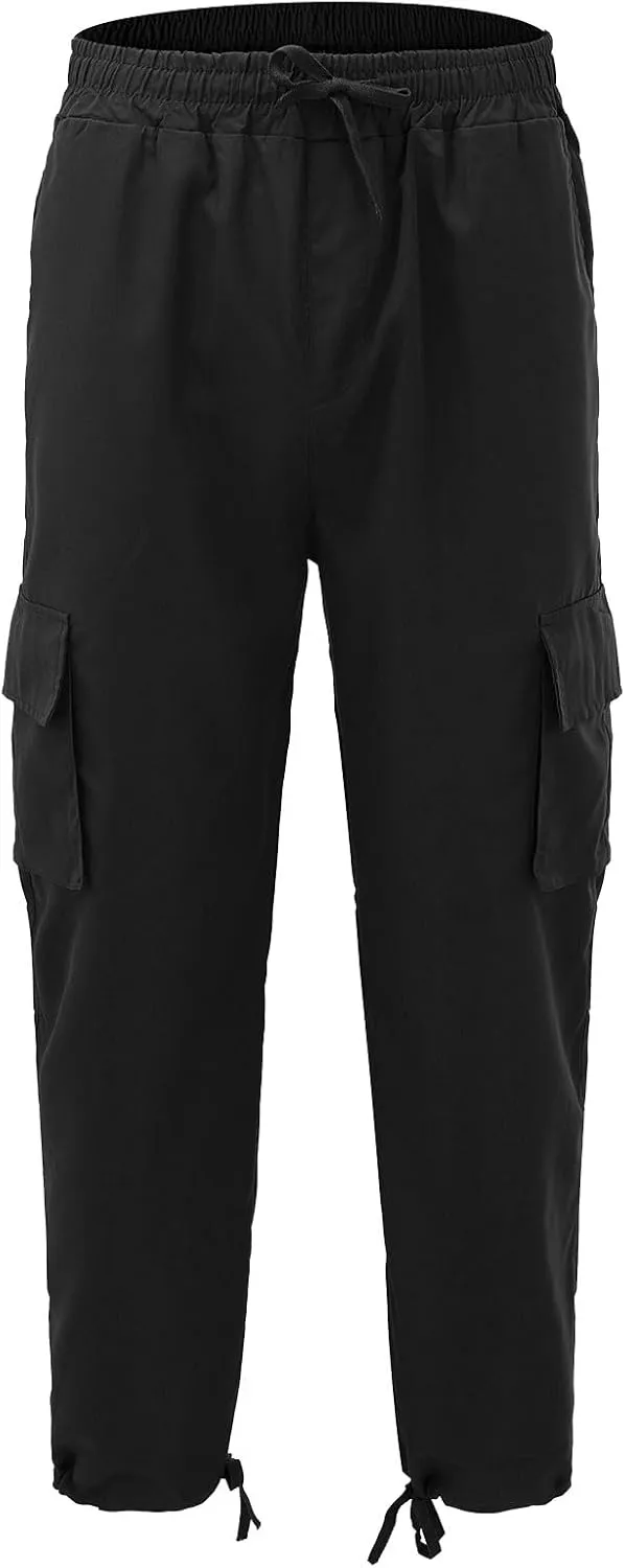Cargo Pants for Men Lightweight Casual Sweatpants with Multi Pockets Durable Work Pant Construction Tactical Trousers
