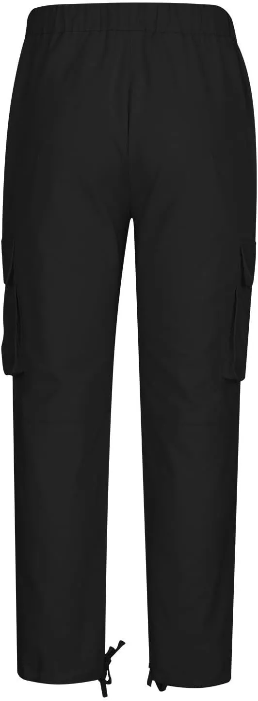 Men's Cargo Joggers Sweatpants Casual Drawstring Elastic Waist Gym Athletic Baggy Sweat Pants for Men with Pockets