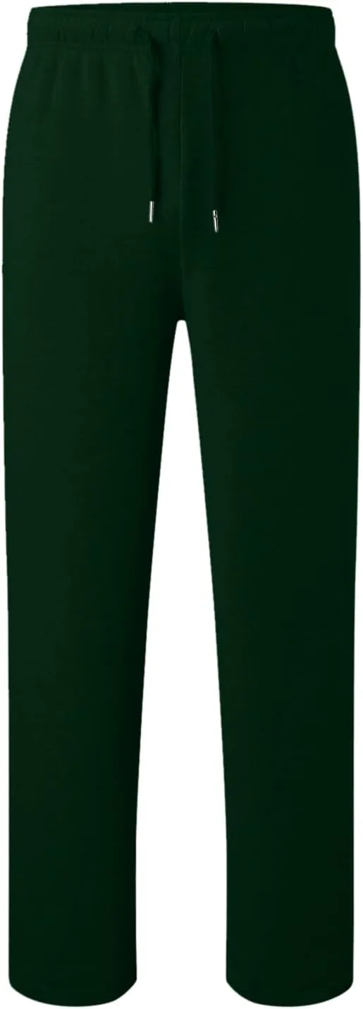 Mens Sweatpants with Pockets Mens Workout Jogger Drawsting Elastic aist Sweatpants Lightweight Solid Color Running Pants